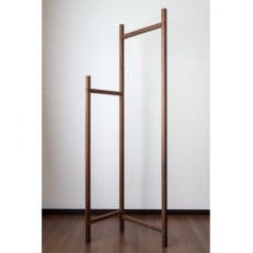 ハンガーラック(ウォールナット)【1561780】