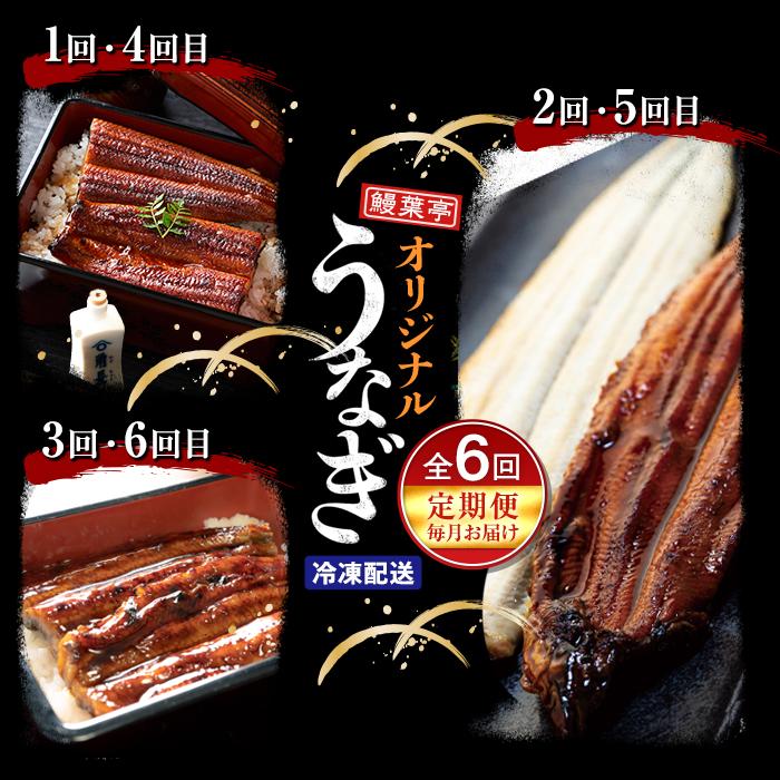 鰻葉亭オリジナルうなぎ定期便　毎月お届け全６回