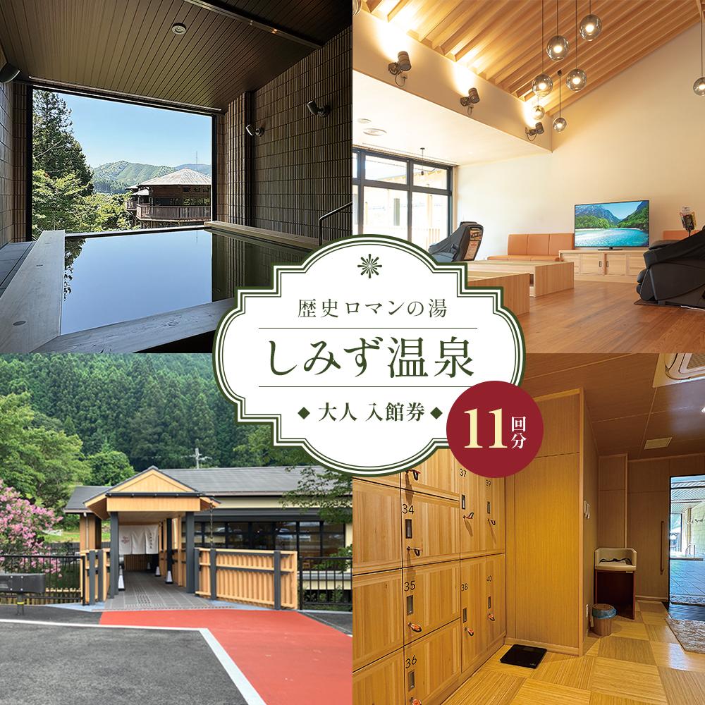 歴史ロマンの湯 しみず温泉 大人 入館券 11回分 入浴チケット 温泉利用券 観光 日帰り