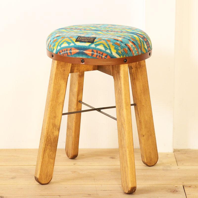 ハイスツール Alto Mesa Deep Turquoise(54939) Pendleton(ペンドルトン)×TurnBuckle(ターンバックル)