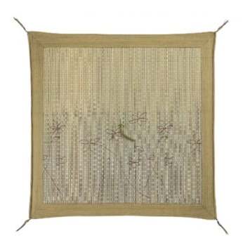 夏用いぐさ座布団 野の花65×65cm い草 インテリア 織物 民芸品 工芸品 伝統技術  FAD-0533
