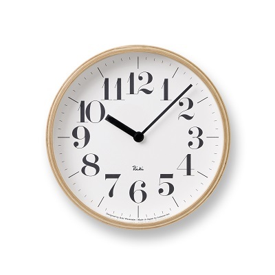 掛け時計 グッドデザイン賞受賞 時計 RIKI CLOCK WR-0401S Lemnos レムノス 壁掛け時計 インテリア | 富山県高岡市 |  JRE MALLふるさと納税