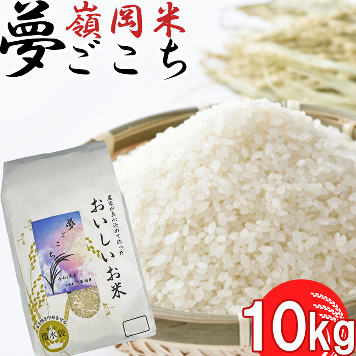 【令和7年産】嶺南ファームの嶺岡米「夢ごこち」 10kg　[0040-0022]