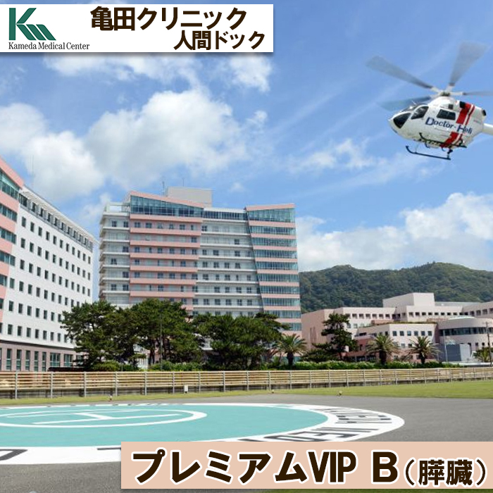 【亀田クリニック人間ドック】プレミアムVIP Ｂ（膵臓）コース　１名様（１泊２日）　[0960-0001]