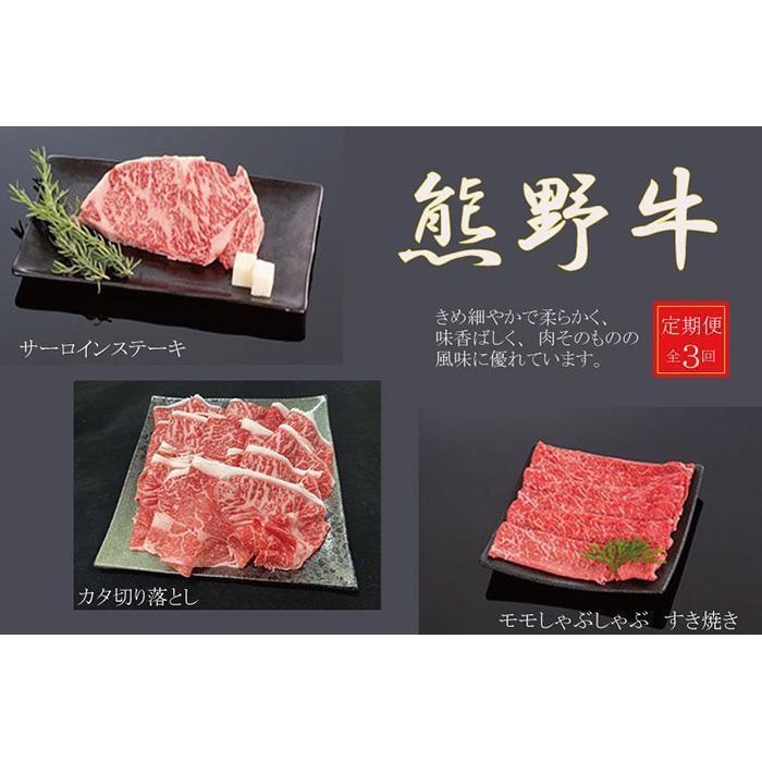 【定期便全3回】熊野牛 極上定期便セットB(1カ月に1回お届け)(全3ヵ月)