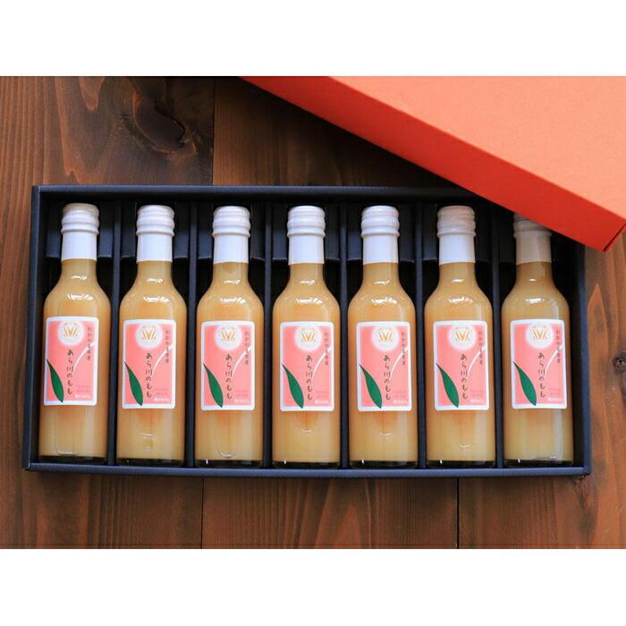 あら川の桃 60% 果汁入り ドリンク 200ml × 7本 入り ギフトセット【mao9】