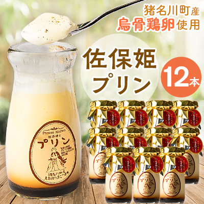佐保姫プリン12本セット【配送不可地域:離島】【1433475】