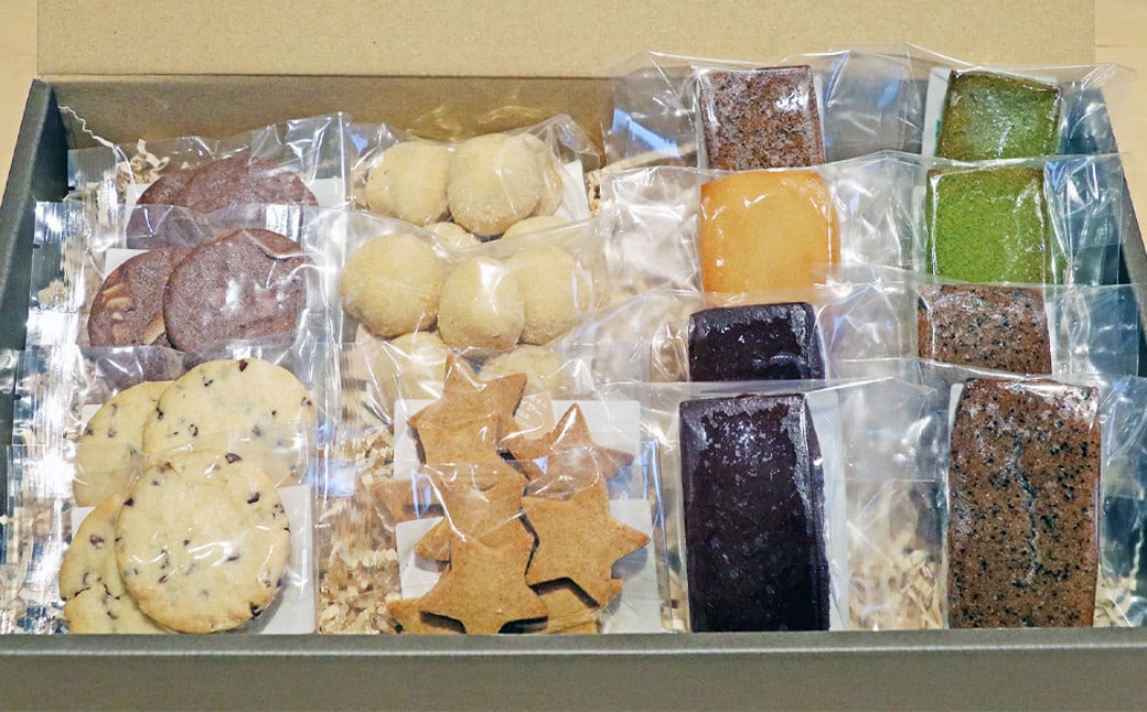 米粉スイーツセット (小麦・卵・乳製品不使用) 自家栽培の米粉100%使用 HAN 3種 計18個 フィナンシェ スノーボール クッキー