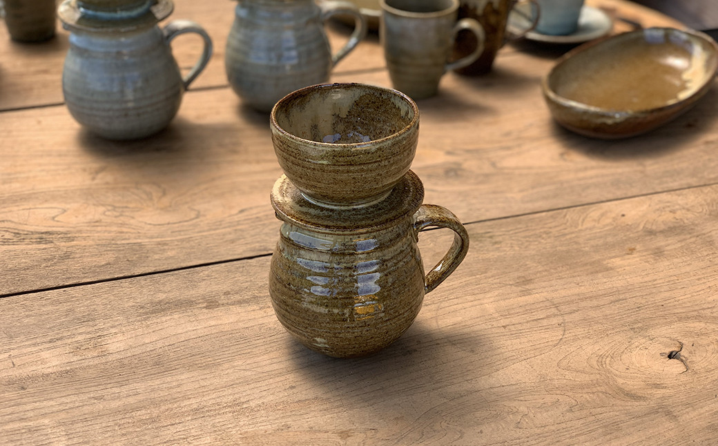 コーヒーサーバーセット(藁灰)