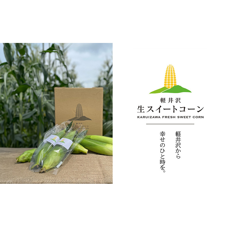 とうもろこし 軽井沢生スイートコーン トウモロコシ コーン 野菜 長野県 軽井沢町