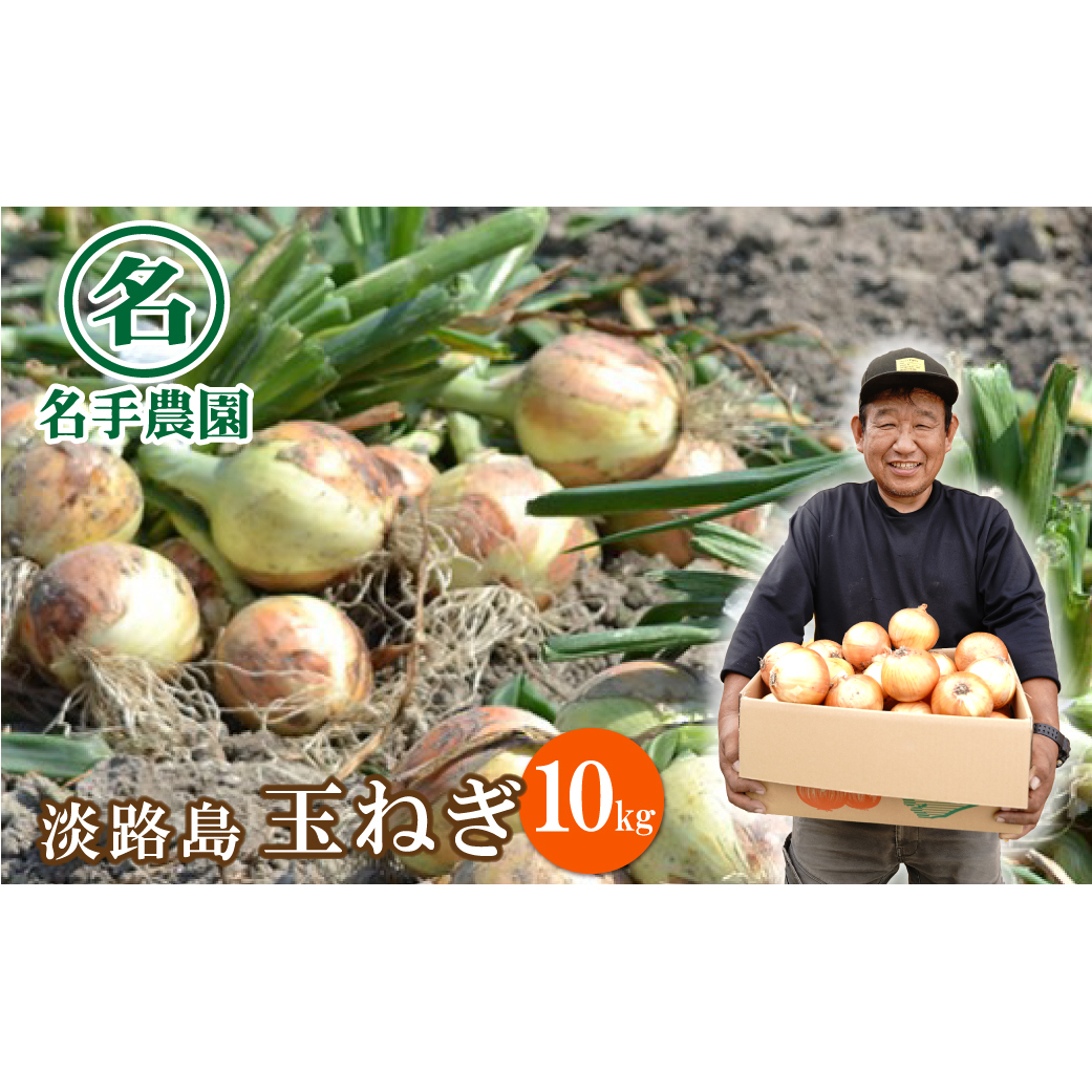 名手農園の淡路島特産玉ねぎ10kg　[たまねぎ 玉葱 ]