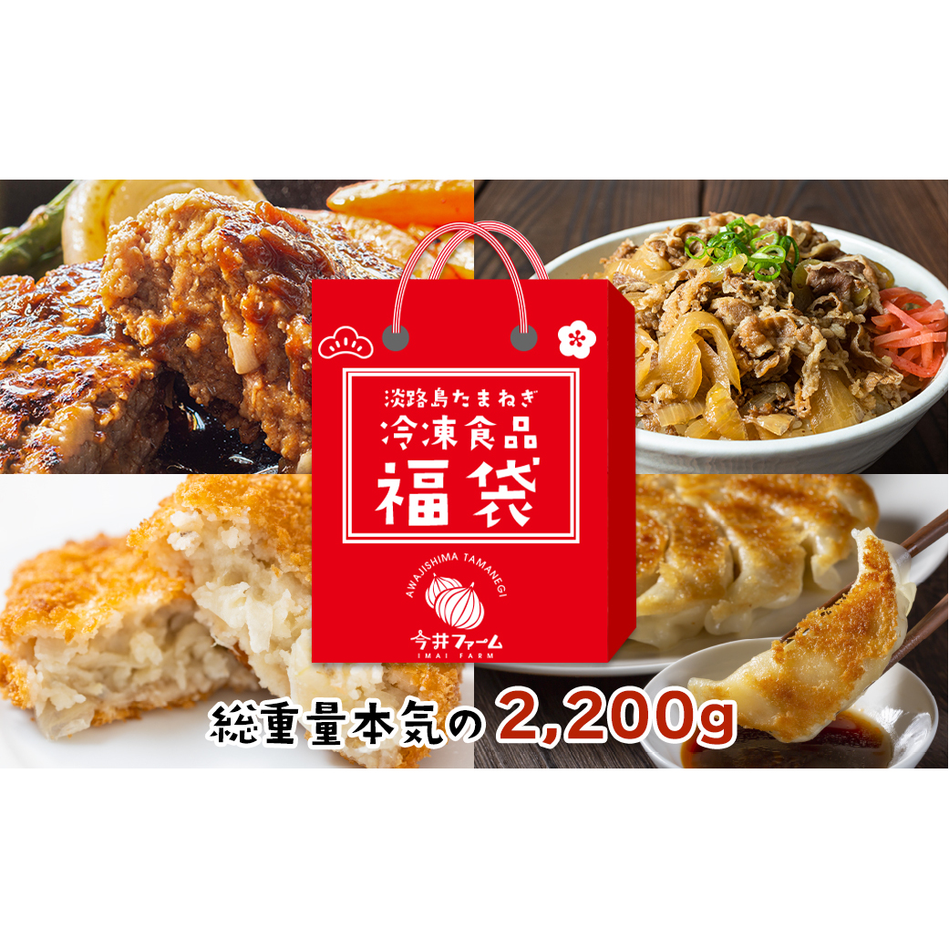 今井ファームの冷凍食品お楽しみ福袋 【ハンバーグ 牛丼 餃子 コロッケ】