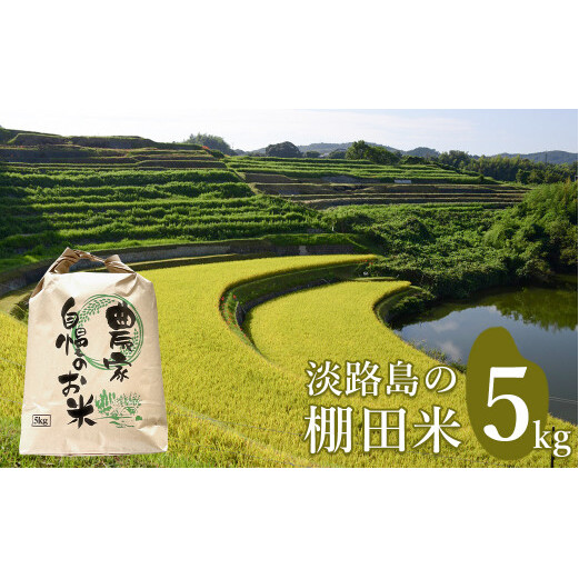 淡路島の棚田米 ５kg　　[精米 白米]