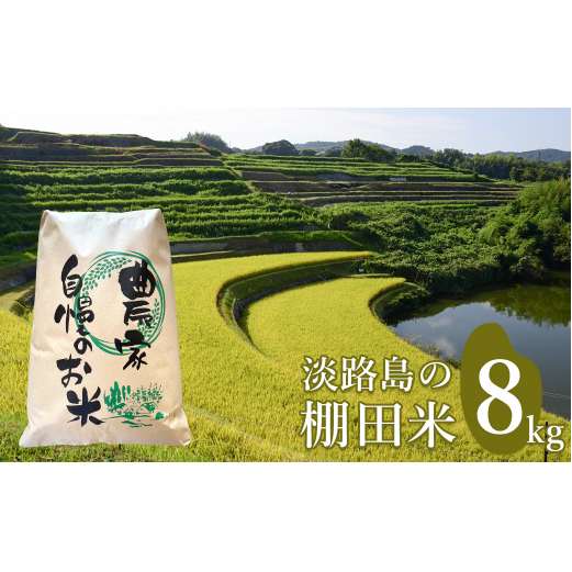 淡路島の棚田米 ８kg　　[精米 白米]