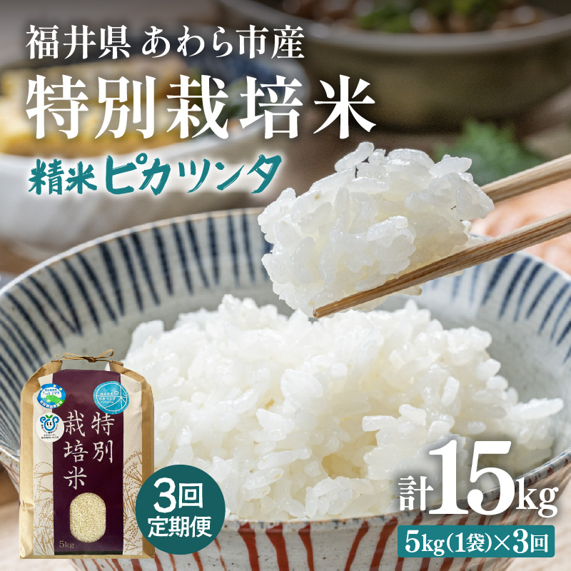 先行予約】【令和7年産】定期便 ≪3ヶ月連続お届け≫ 化学肥料不