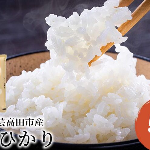米 令和7年産 こしひかり 5kg 2025年 広島県安芸高田市産 白米 お米 コシヒカリ