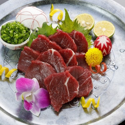 【毎月定期便】国産上赤身馬刺し 400g(美里町)全6回【配送不可地域:離島】【4055353】