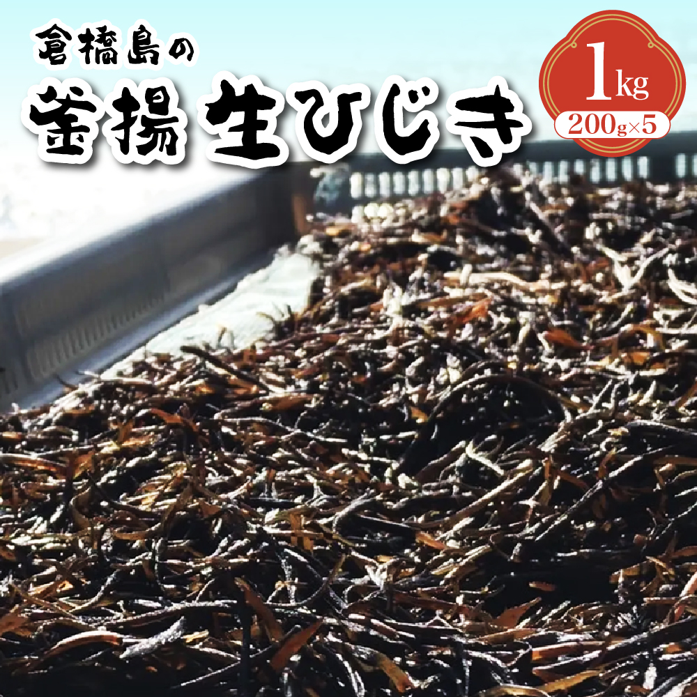 食べたことある?釜揚生ひじき 1kg (200g×5袋)