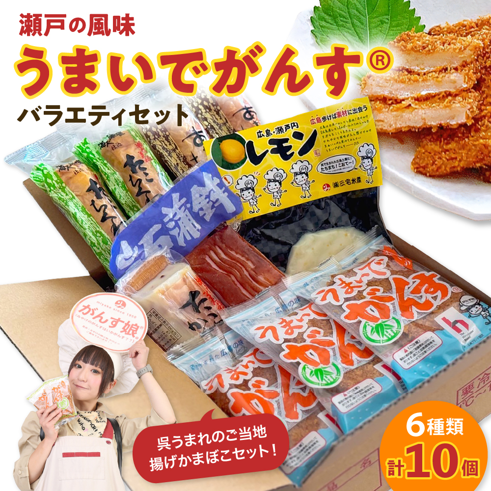 瀬戸の風味 うまいでがんすバラエティセット RCC-2