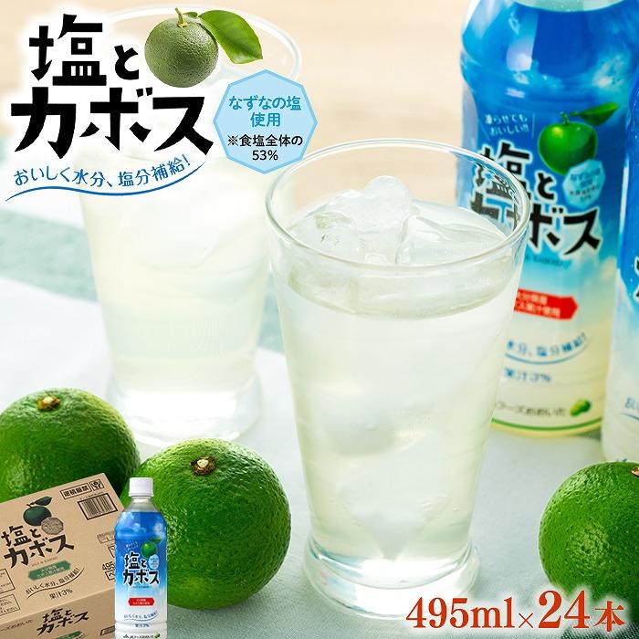 塩とカボス 495ml×24本
