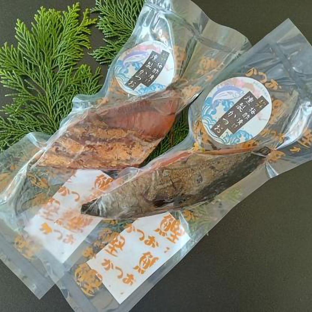 ハチミツ梅酢漬け 燻製かつお 約150ｇ×2袋