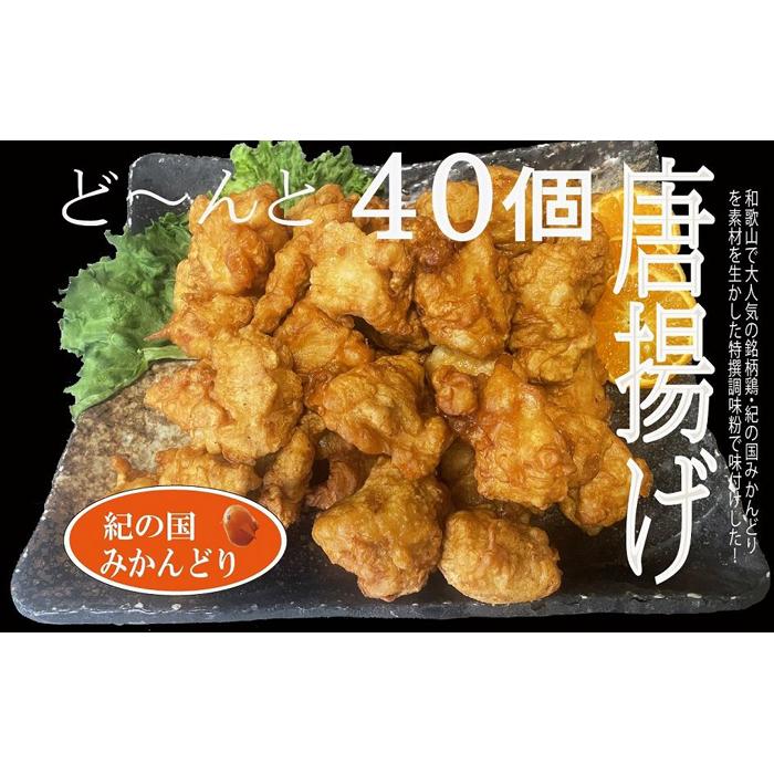紀の国みかんどり 特撰 唐揚げ40個 約1.5kg
