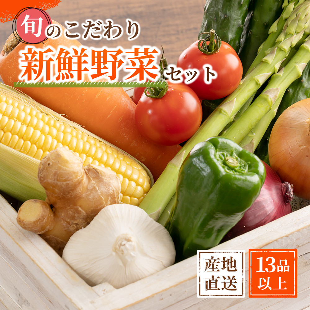 旬の新鮮野菜セット 大満足な13種以上【野菜詰め合わせ】
