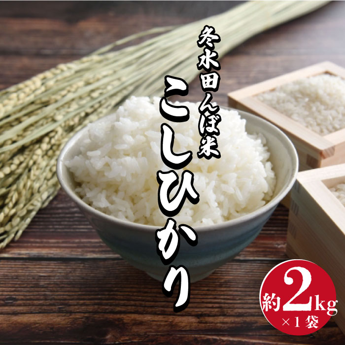 V-1 【令和5年度産】冬水田んぼ米 コシヒカリ2kg