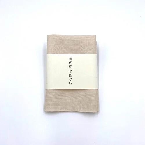 古代麻 てぬぐい 生成 岡井麻布 奈良県 奈良市 なら 7-006