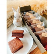 濃厚生チョコ咲く咲くココアクッキーサンド5個入り【配送不可地域:離島】【1564766】