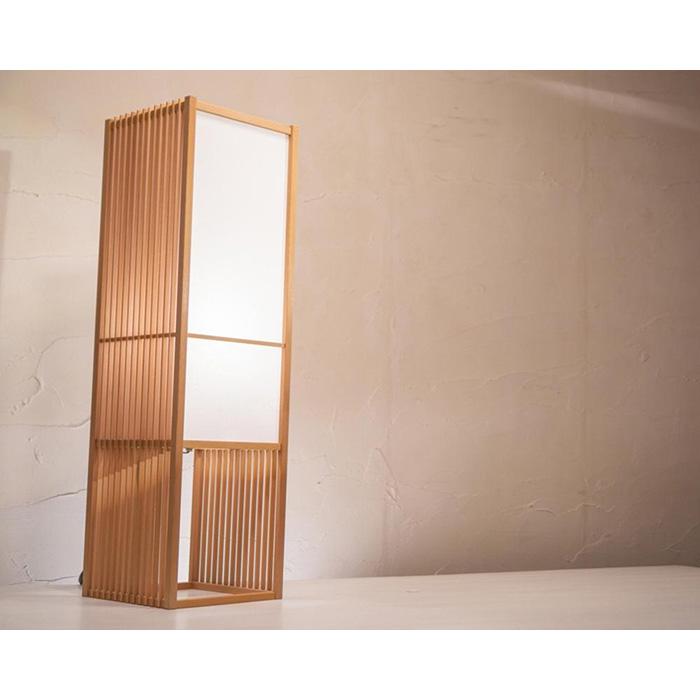 【照明／国産杉】スタンドライト『調Ｌ shirabe-L』　A525