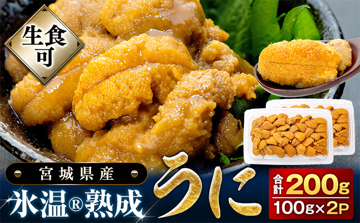 冷凍生うに 氷温(R)熟成 生うに 100g×2 合計200g 宮城県産 岩手県産 生ウニ 生雲丹 うに ウニ 雲丹 新鮮うに キタムラサキウニ きたむらさきうに うに丼 ウニ丼 雲丹 冷凍うに 冷凍ウニ 冷凍雲丹 ウニ ウニ ウニ ウニ ウニ ウニ ウニ ウニ ウニ ウニ ウニ ウニ ウニ ウニ