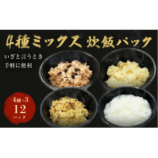 4種ミックス炊飯パック お試しセット12パック入