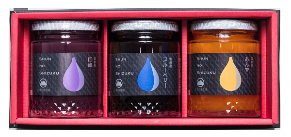 信州須藤農園　『旬の雫』 信州産フルーツのジャム３本セット
