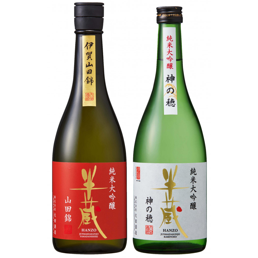 半蔵 純米大吟醸神の穂・赤ラベル720mlセット