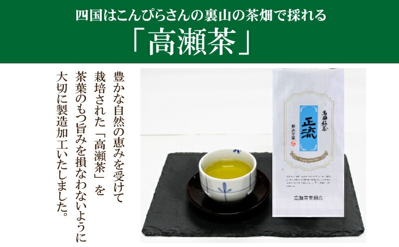 【ふるさと納税】希少な香川の銘茶 高瀬銘茶「正流（せいりゅう）」煎茶80g 1袋 [ 日本茶 緑茶 高級煎茶 茶葉 国産茶 香川県 三豊市 お茶 健康茶 美味しい 人気 お取り寄せ ギフト 贈答用 プレゼント 送料無料 返礼品 ]