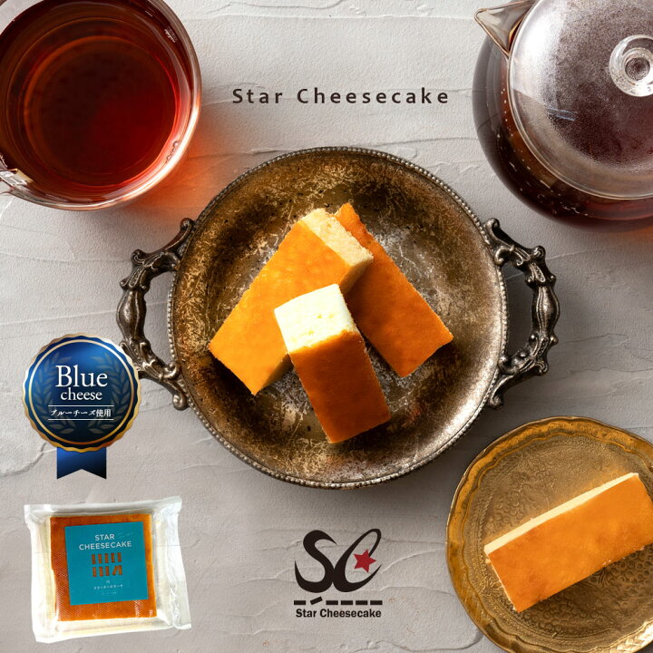 【ふるさと納税】ふわふわ触感ブルーチーズ スターチーズケーキバー20本セット [ チーズケーキ 詰め合わせ ギフト スイーツ 焼き菓子 セット おしゃれ プレゼント プチギフト お菓子 ]　【1万円以下】  お試し 秋 旬