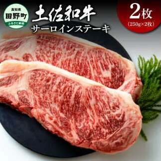 土佐和牛 サーロインステーキ 2枚（250g×2枚）合計500グラム サーロイン ステーキ 肉 お肉 牛肉 焼肉 黒毛和種 サシ きめ細やか やわらかい 赤身 ジューシー 上品 旨味 高知県産 