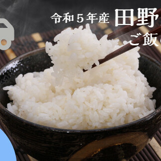 ≪先行受付中：定期便3ヵ月（1月～3月）≫  ★ 令和5年産 新米 ★【四国一小さなまち】 田野米 5kg ＋ ご飯のお供 ～ 精米 ・ 白米 ～ 