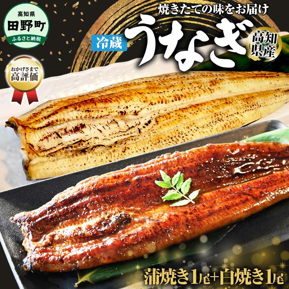 〜四国一小さなまち〜 ヤマシン特選うなぎの蒲焼き1尾+白焼き1尾入り(特製タレ付き) うなぎ 鰻 ウナギ 国産 高知県産 2尾 蒲焼 かばやき 白焼き 特製タレ 冷蔵 配送 真空パック