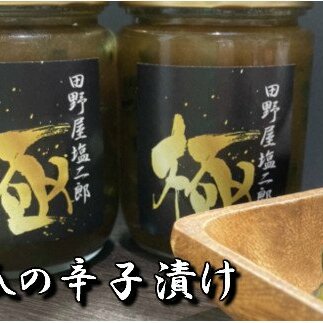 田野屋塩二郎 極(きわみ) 胡瓜の辛子漬け ~ふるさと納税限定パッケージ~