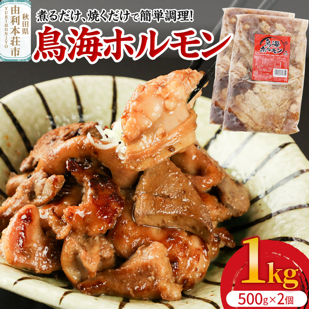 鳥海ホルモン 2個入(500g×2)