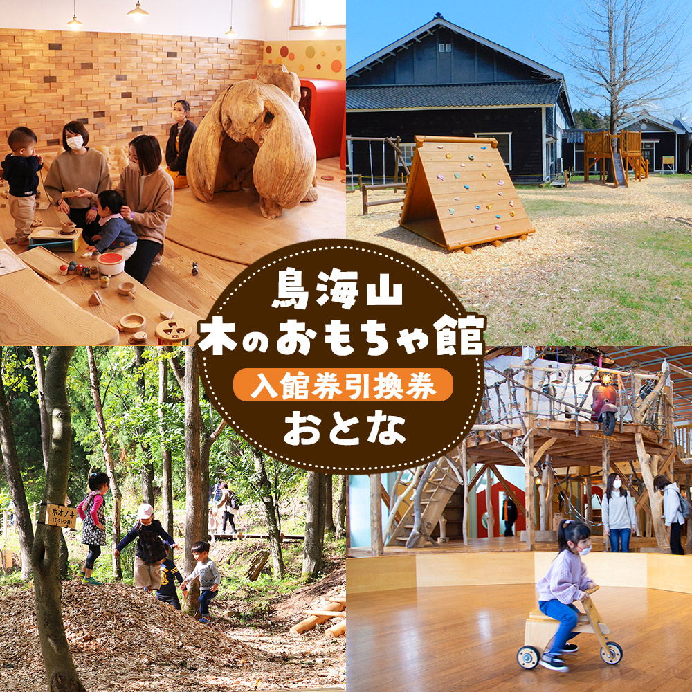 鳥海山 木のおもちゃ館 入館券引換券(おとな)