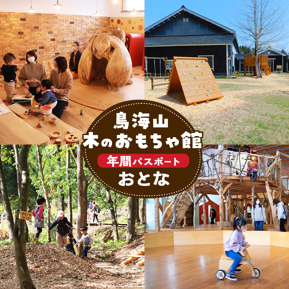 鳥海山 木のおもちゃ館 年間パスポート(おとな)