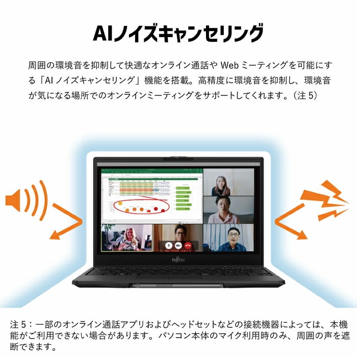 ノートパソコン 富士通 LIFEBOOK WU3/H2 ピクトブラック Windows11 