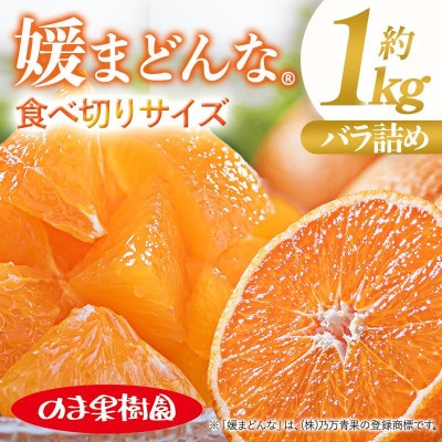 のま果樹園の媛まどんな(約1kg)バラ詰め【1759314】