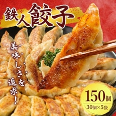 鉄人餃子 150個(30個×5袋)【配送不可地域:離島】【1373365】