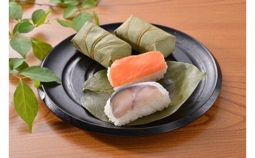 (冷蔵) 奈良 吉野 伝統の味 「ゐざさ」 定番 柿の葉寿司 (さば・さけ各15個入) / 中谷本舗 お取り寄せグルメ 郷土料理 押し寿司 奈良県 田原本町