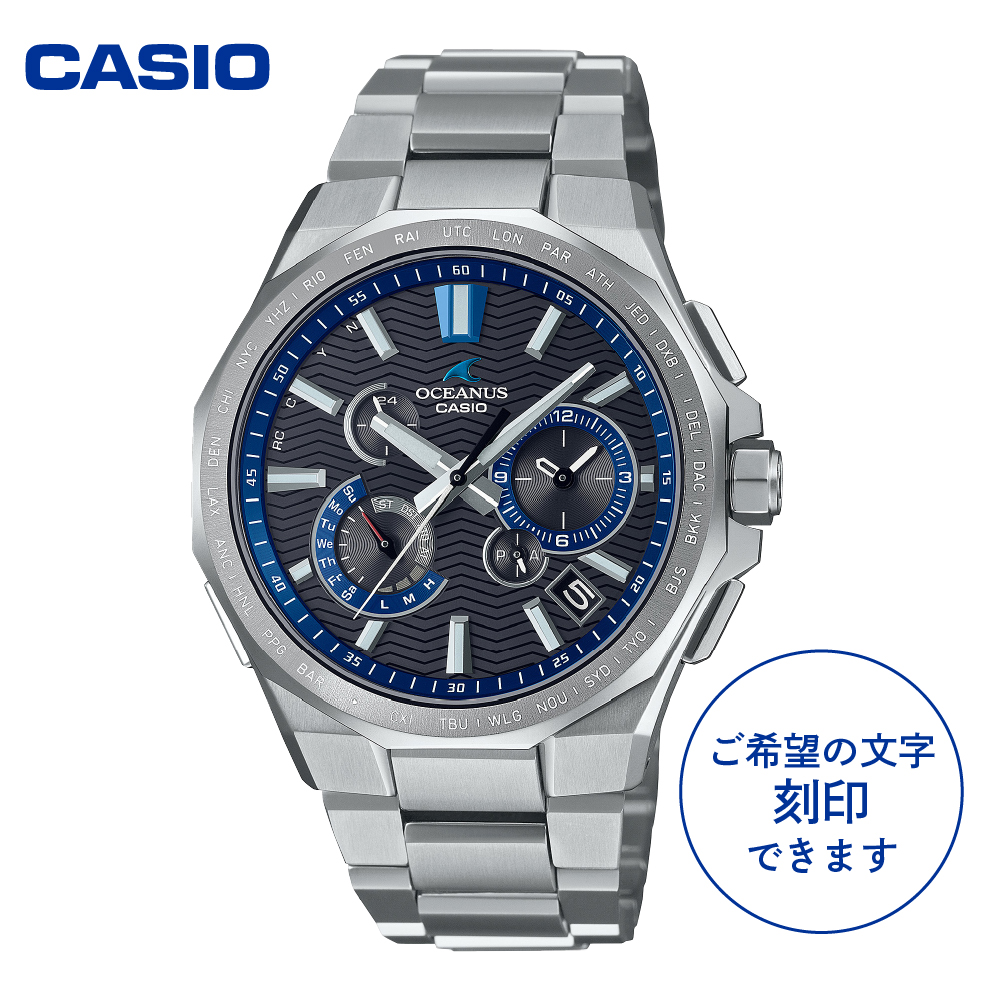 [CASIO]OCEANUS OCW-T6000-1AJF ≪名入れ有り≫ Classic-Line 山形県 東根市 hi011-113