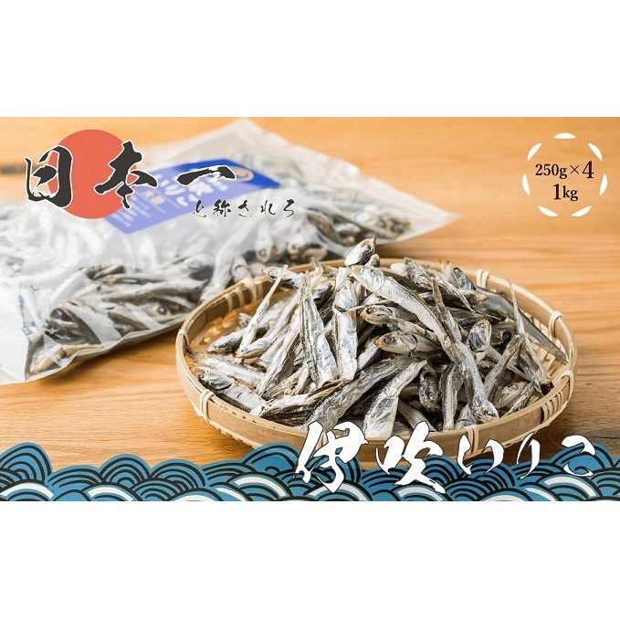いりこの産地から!伊吹いりこ 大羽 1kg(250g×4袋) 瀬戸内海 伊吹島産 鰯 カタクチイワシ 海参 加工食品 出汁 おやつ お子様にも カルシウム 健康 海の幸 乾物 魚介類 おつまみ 保存食 特産品 お取り寄せ 酒のつまみ